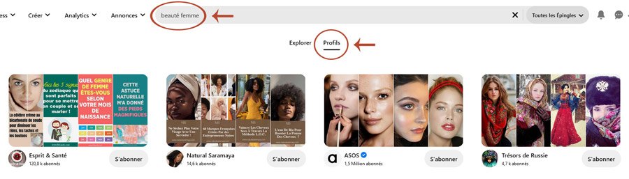 comment trouver ses concurrents sur pinterest