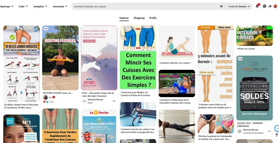 résultats pinterest comment muscler ses cuisses