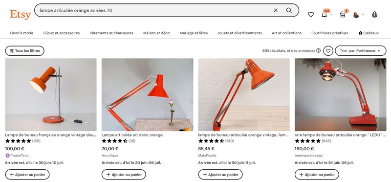 recherche-etsy-lampe-articulée-orange