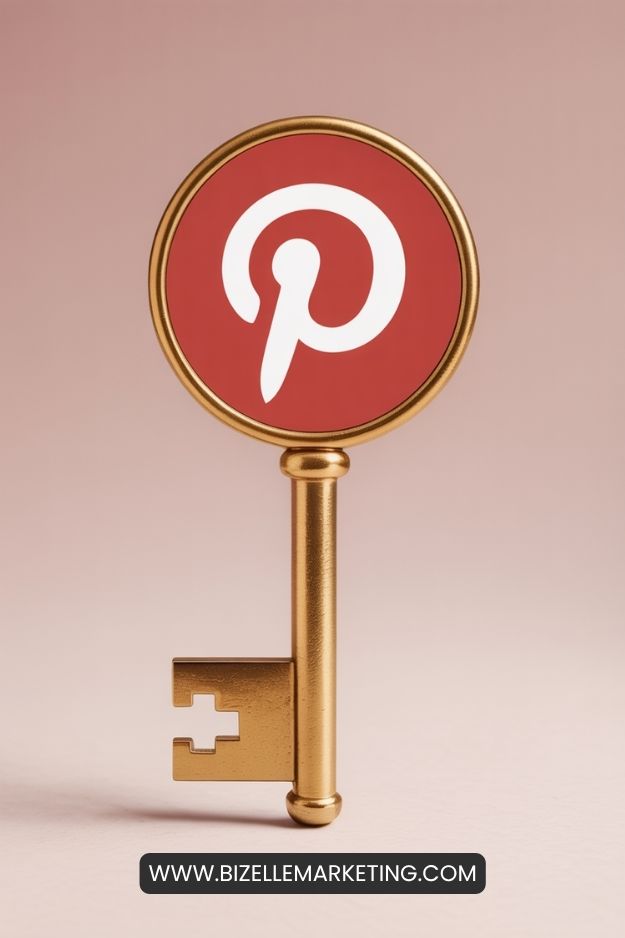 une photo représentant une clé à l'image de pinterest